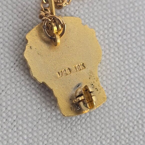 1/20th 12k Gold Past Regent Women Of The Moose Brooch Pin - Picture 5 of 7